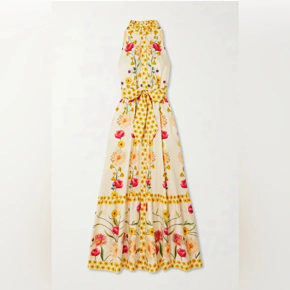 chinese dress ladies Biba Maxi Dress in Tortoiseshell